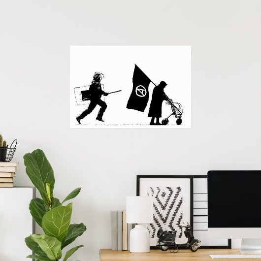 Polizei & Granny Poster (Heimbüro)