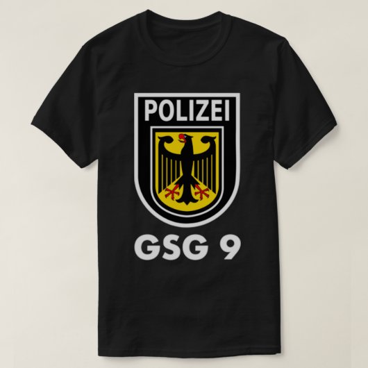 Polizei GSG 9 Bundespolizei T-Shirt (Design vorne)