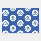 Polizei Handschellen Geschenkverpackungspapier Geschenkpapier Set (Vorderseite 3)