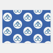 Polizei Handschellen Geschenkverpackungspapier Geschenkpapier Set (Vorderseite 2)