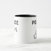 Polizei-Handschellen Tasse (Zentrum)