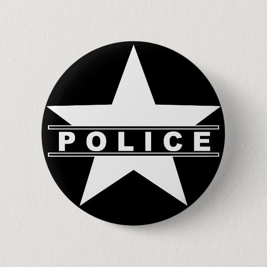 Polizei hat button (Vorderseite)