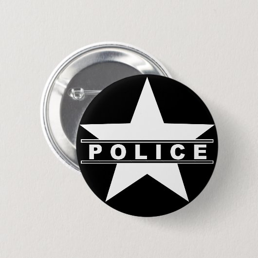 Polizei hat button (Vorne & Hinten)