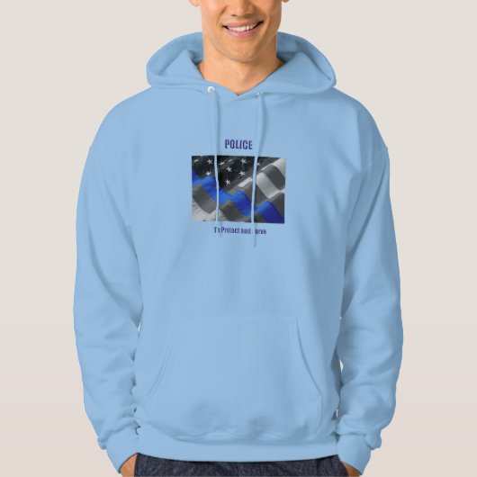 Polizei Hoodie (Vorderseite)