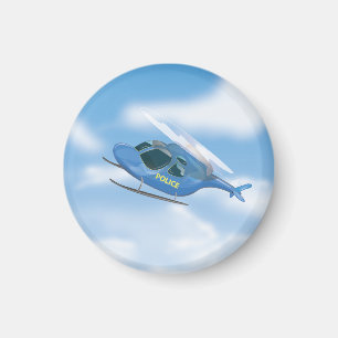 Polizei-Hubschrauber Magnet