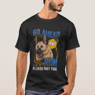 Polizei Hunde Einheit Deutscher Schäferhund Scharf T-Shirt