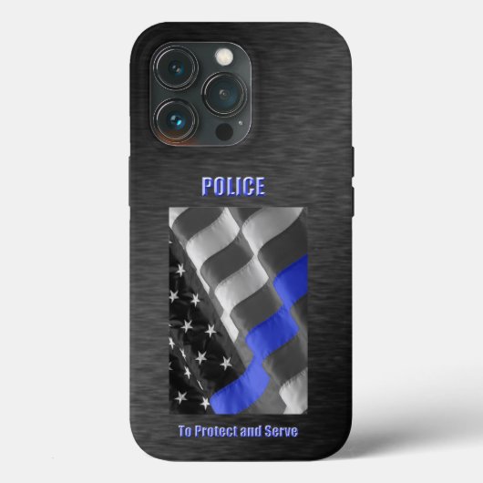 Polizei iPhone / iPad Hülle (Rückseite)