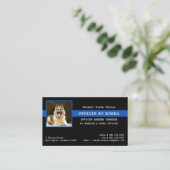 Polizei K9 Rechtsdurchsetzung Foto QR Code Visitenkarte (Stehend Vorderseite)