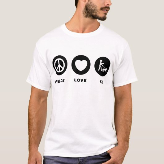 Polizei K9 T-Shirt (Vorderseite)