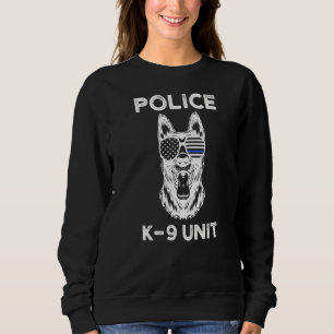 Polizei K 9 Polizeieinheit Hund K 9 Sweatshirt
