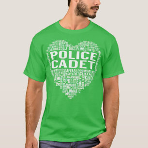 Polizei-Kadett Herz T-Shirt