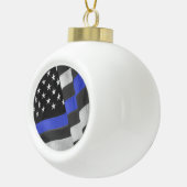 Polizei Keramik Kugel-Ornament (Rechts)