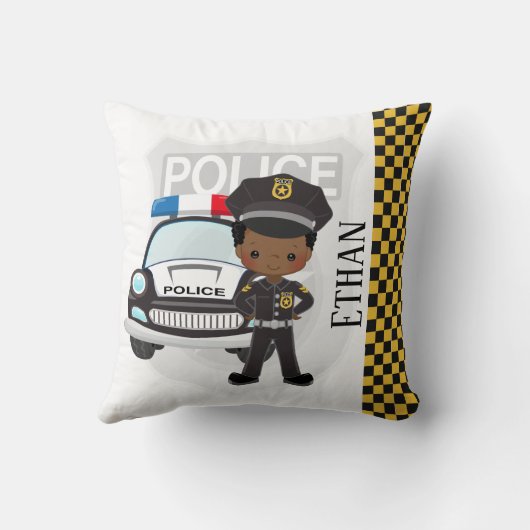 Polizei Kissen (Rückseite)