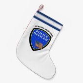 Polizei Kleiner Weihnachtsstrumpf (Vorderansicht (hängend))