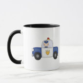 Polizei-Kreuzer-T - Shirts und Geschenke Tasse (Links)