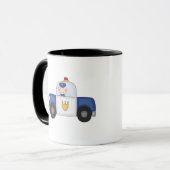 Polizei-Kreuzer-T - Shirts und Geschenke Tasse (Vorderseite Links)