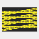 Polizei-Kriminalitätsband Geschenkpapier Set (Vorderseite)