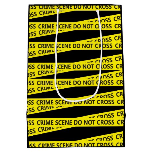 Polizei-Kriminalitätsband Mittlere Geschenktüte (Rückseite)