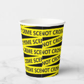 Polizei-Kriminalitätsband Pappbecher (Rechts)