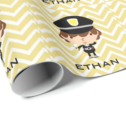 Polizei-Landstraßen-Patrouille oder Geschenkpapier (Rolleneckpunkt)