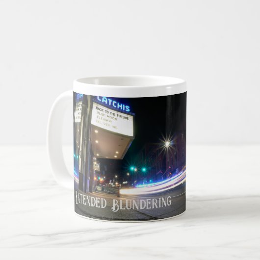 Polizei Langzeitbelichtungs-Tasse Kaffeetasse (Vorderseite Links)