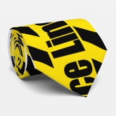 Polizei-Linie Krawatte (Gerollt)