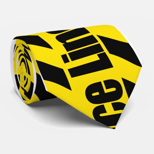 Polizei-Linie Krawatte (Gerollt)