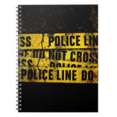 Polizei-Linie Notizblock (Vorderseite)
