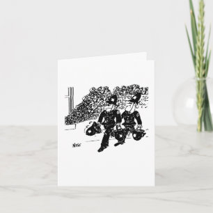 Polizei macht Feuer mit Wasser in Helmen Karte