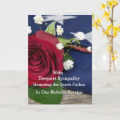 Polizei - Militärische Sympathiekarte Karte (Gelbe Blume)