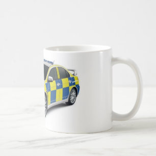 Polizei Mitsubishilancer evo Kaffeetasse