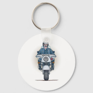 Polizei-Motorrad-Schlüsselanhänger Schlüsselanhänger