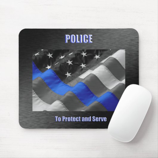 Polizei Mousepad (Mit Mouse)