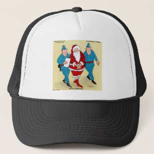 Polizei Navidad: Der Weihnachtsmann war sehr böse Truckerkappe