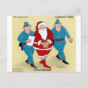 Polizei Navidad Lustige Weihnachten Santa Geschenk