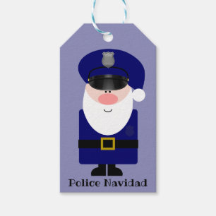 Polizei Navidad Sankt Geschenkanhänger