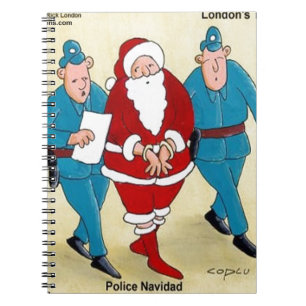 Polizei Navidad: Santa war sehr böse Notizblock