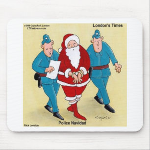 Polizei Navidad: Santa's war sehr schlecht Mousepad