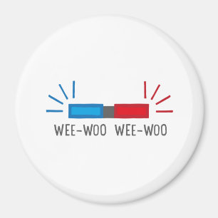 Polizei- oder AmbulanzSirene Magnet