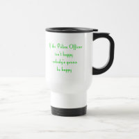 Polizei-Offizier-Tasse