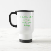 Polizei-Offizier-Tasse Reisebecher (Links)
