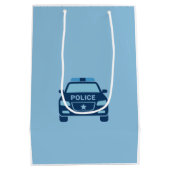 Polizei-Party-Geschenktasche Mittlere Geschenktüte (Rückseite)