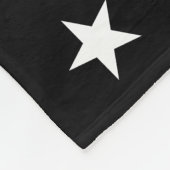 Polizei-patriotisches Flaggen-Monogramm Fleecedecke (Ecke)