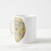 Polizei pensionierte Tasse (Vorderseite Links)