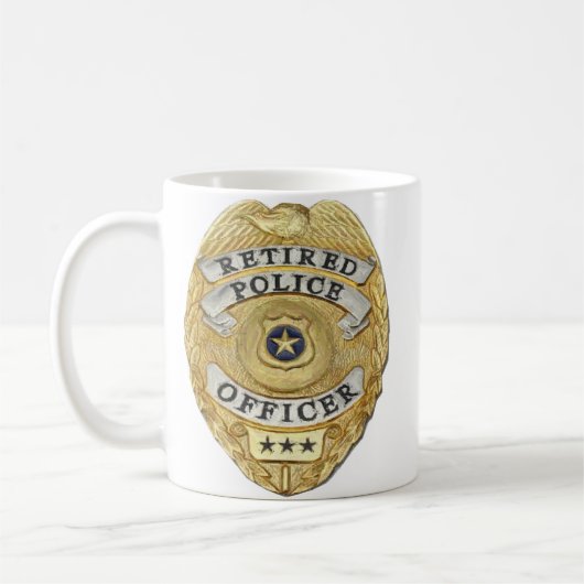Polizei pensionierte Tasse (Links)
