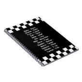 Polizei Phonetic Alphabet Notizblock (Rechte Seite)