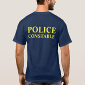 POLIZEI - POLIZIST - GESETZDURCHFÜHRUNGS-SHIRT T-Shirt (Rückseite)