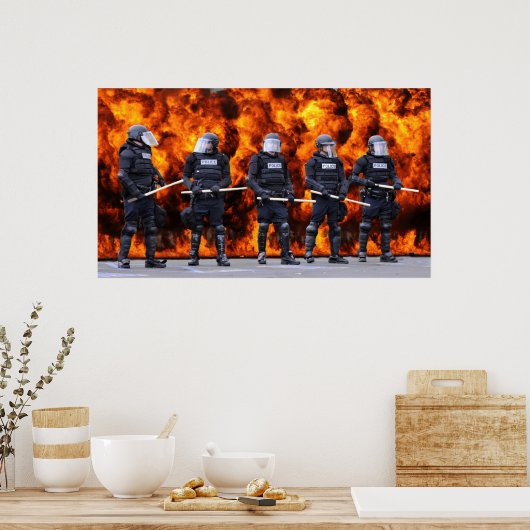 Polizei Poster (Küche)