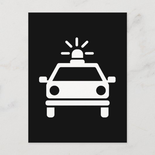 Polizei Postkarte (Vorderseite)