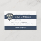 Polizei-QR-Code Professionelle Visitenkarte (Vorderseite)